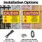 Signmission Radiation & Laser Sign, 7 in H x 10 in W, Plastic, Rectangle OS-2PACK-CR-P-710-L-10157 - alternate 2